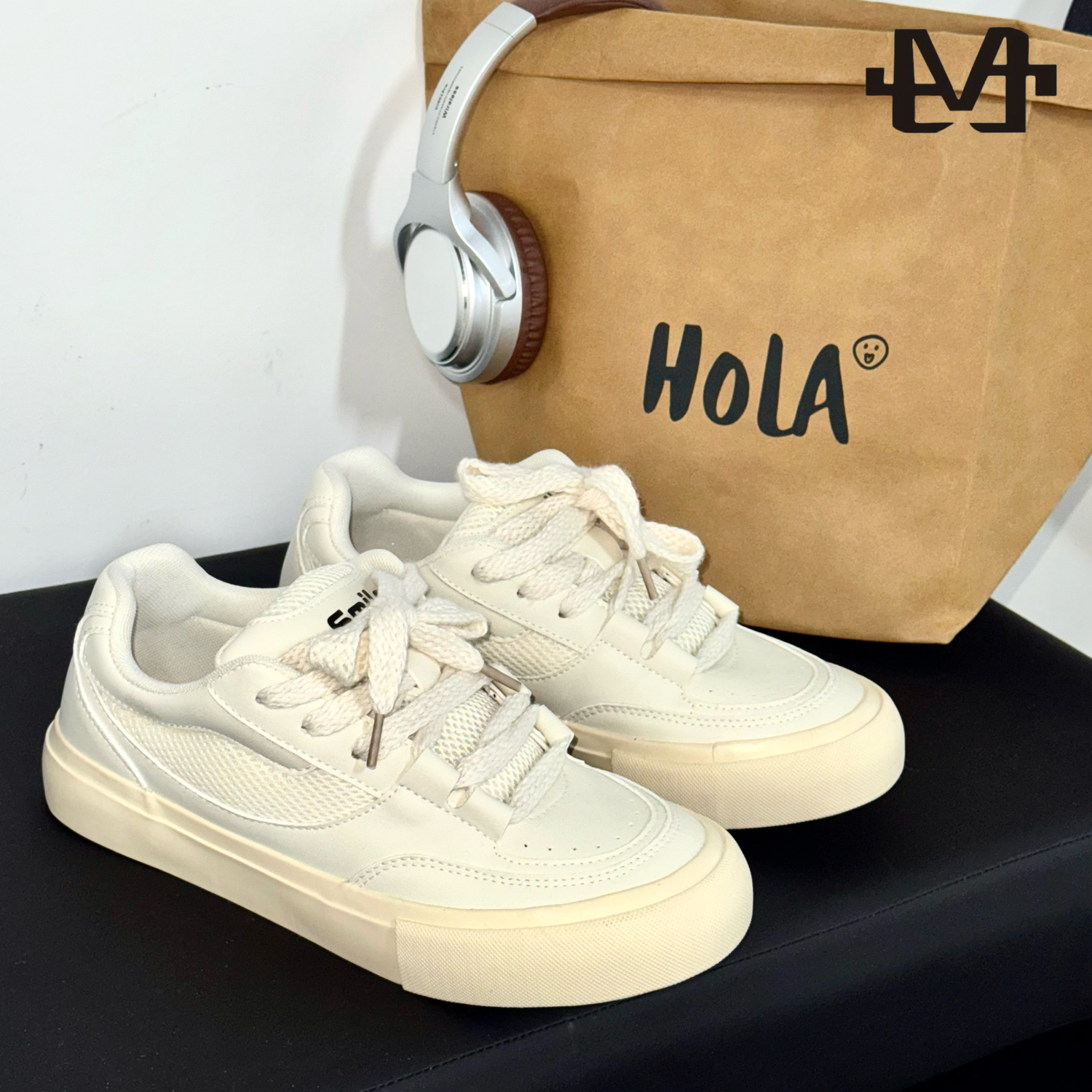 【原创设计】小白鞋男鞋干净痞帅板鞋2025新款秋季小众厚底面包鞋男