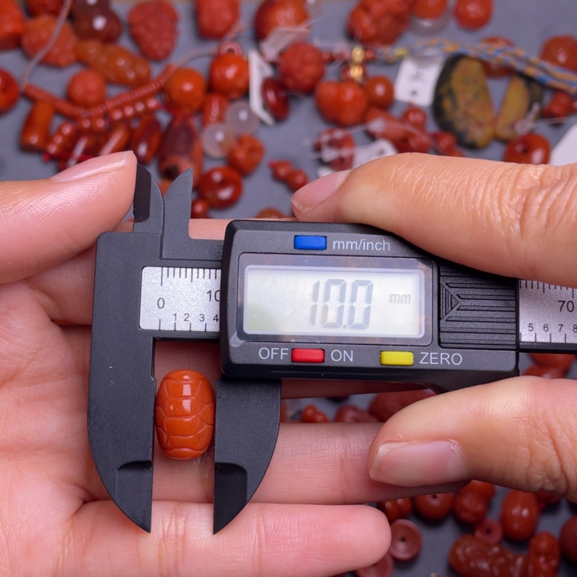 【闪购商品】南红玛瑙未镶嵌配饰富甲背云款10m m