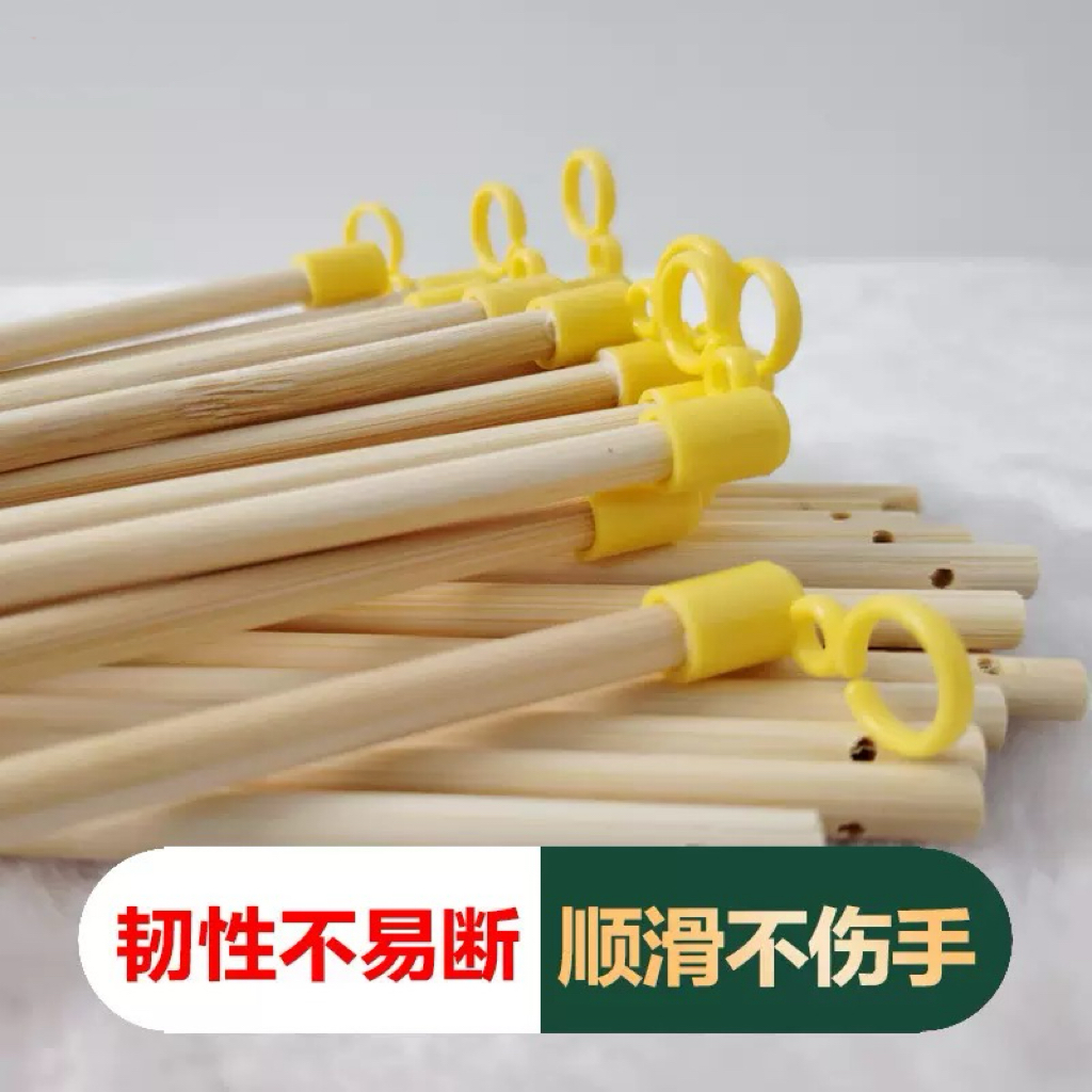 【灯笼手提竿】儿童手工diy灯笼原木竹棒灯笼配件竹木手提竿