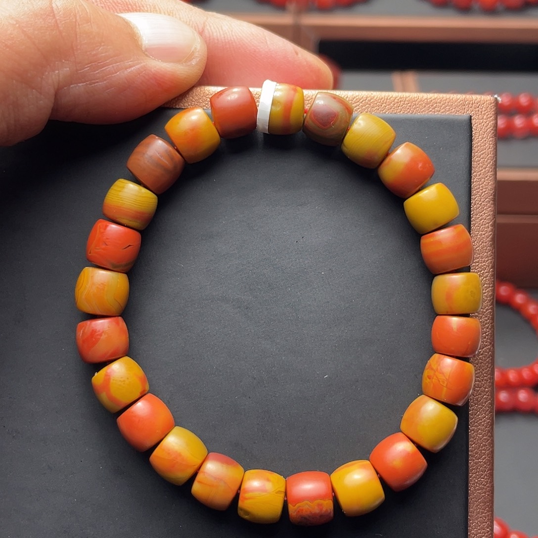 南红玛瑙未镶嵌手串