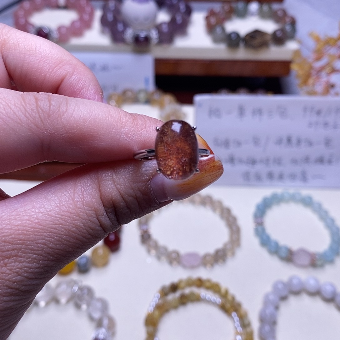 愉***吊坠白玉菩提戒指