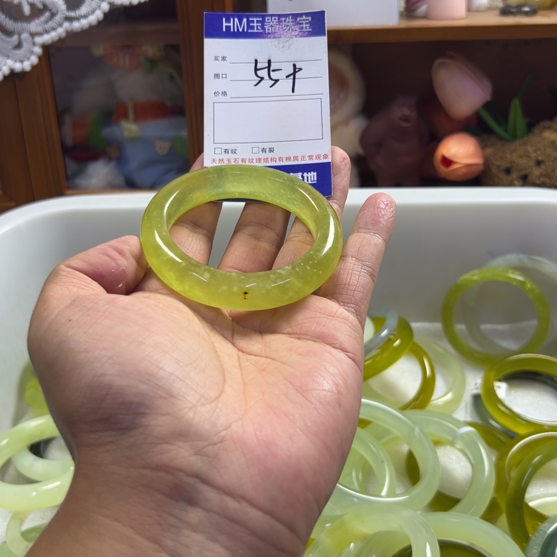 未镶嵌蛇纹石玉手镯523