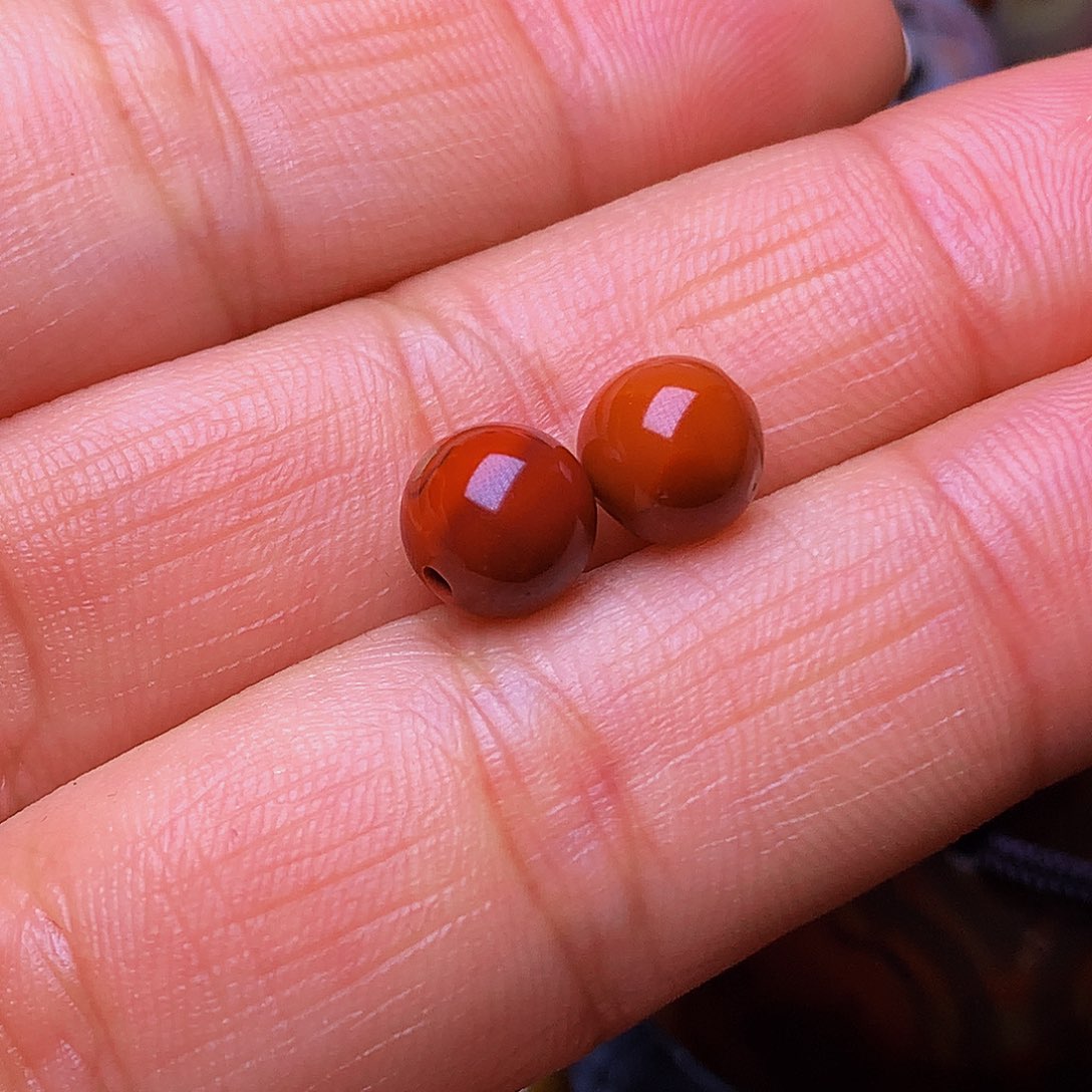 未镶嵌颈饰玛瑙/玉髓九**督