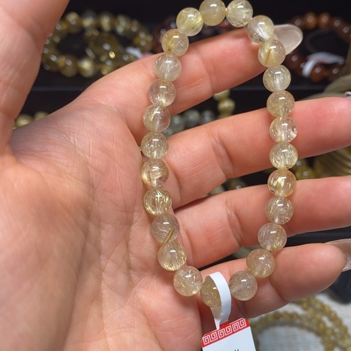 水晶手链未镶嵌不****?天然发晶