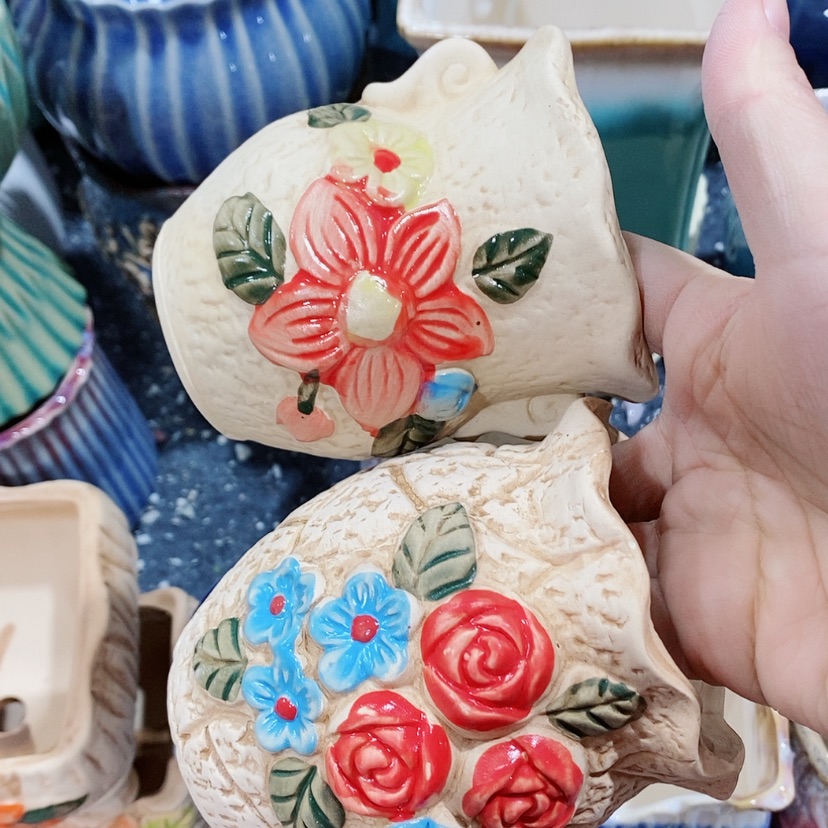 【闪购商品】红陶陶瓷多肉花盆