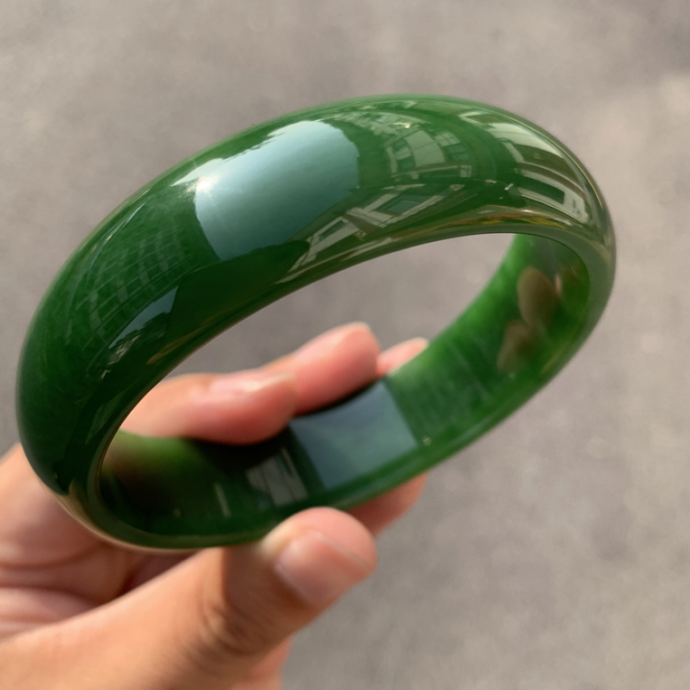 和田玉碧玉7号矿高辣色宽版轮胎64/65口径