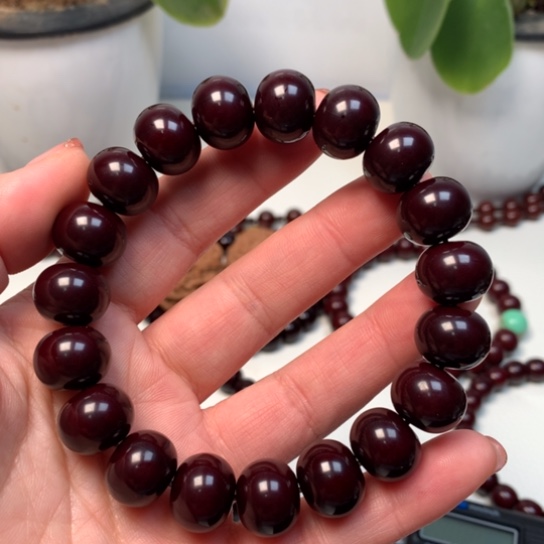 橄榄核手串/手链猴头算盘珠