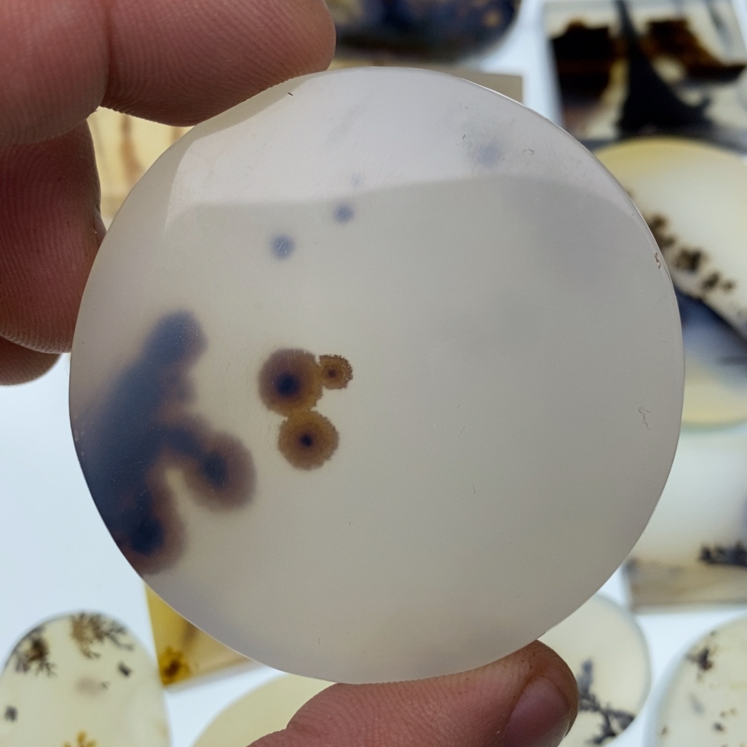 玛瑙/玉髓牌子足银镀金镶嵌