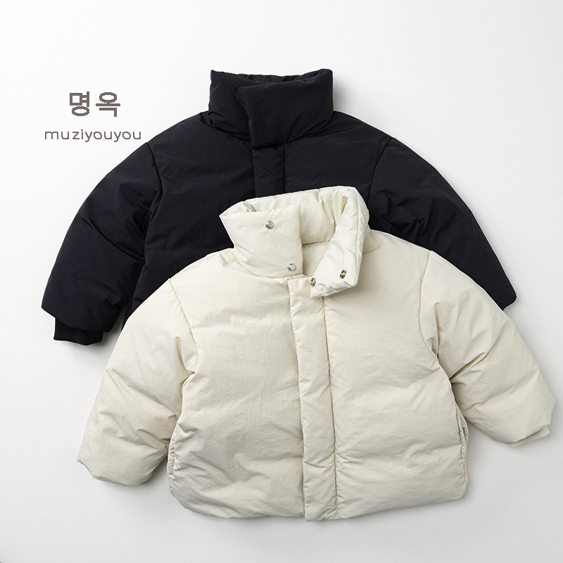 2025冬季新款男女童简约韩系棉袄外套小童宝宝-25255