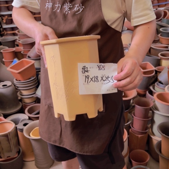 紫砂花盆花卉工艺