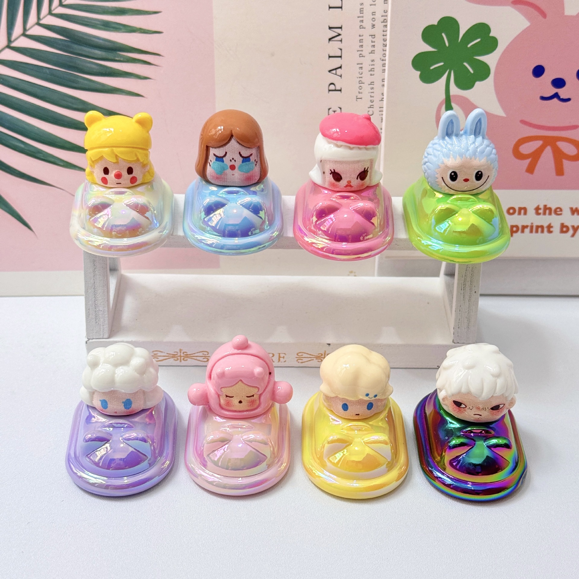 【许愿 对对碰 潮玩萌粒】8色电镀碰碰车