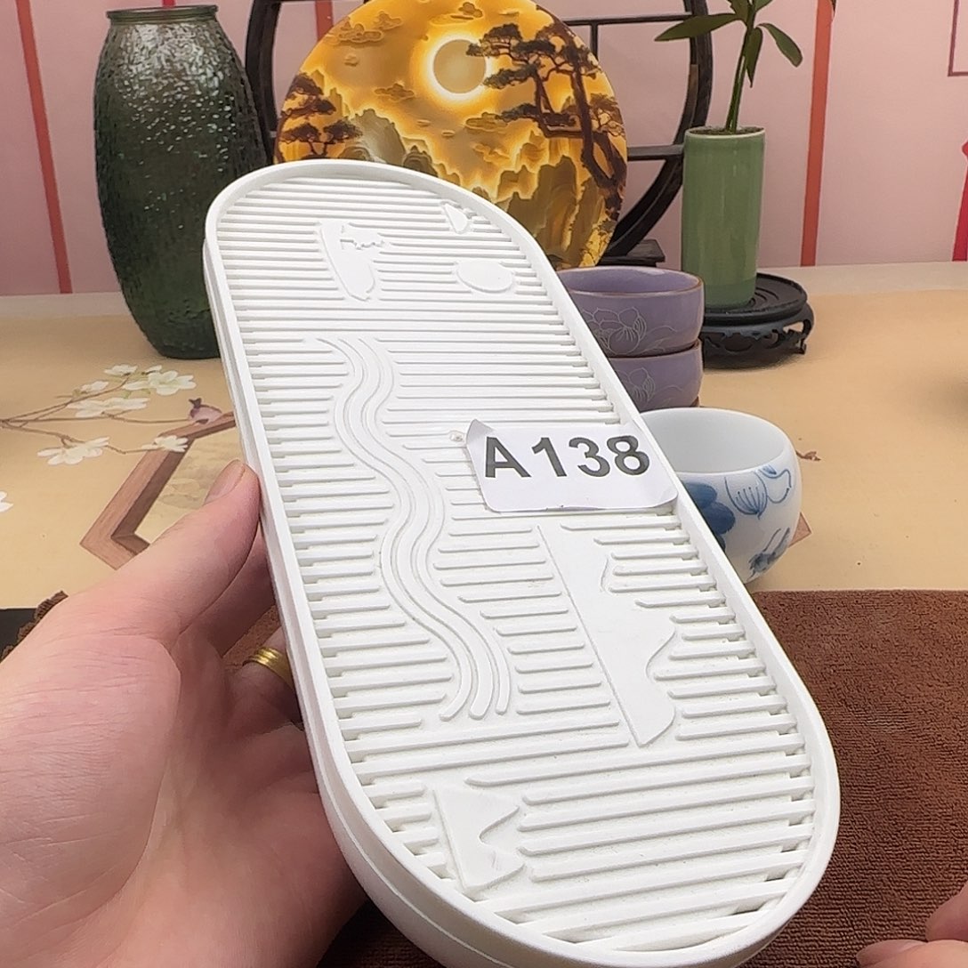 A138现代简约白色茶盘蜜按