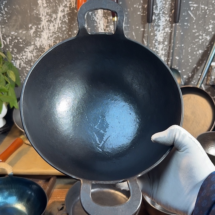 从***…清风铁铺手工麻面24锅锅