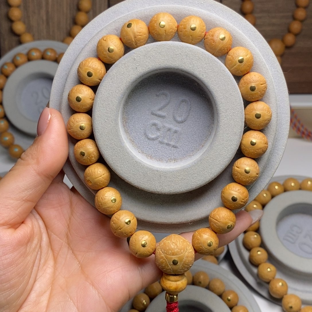 凤眼菩提手串11.5铜钉手串