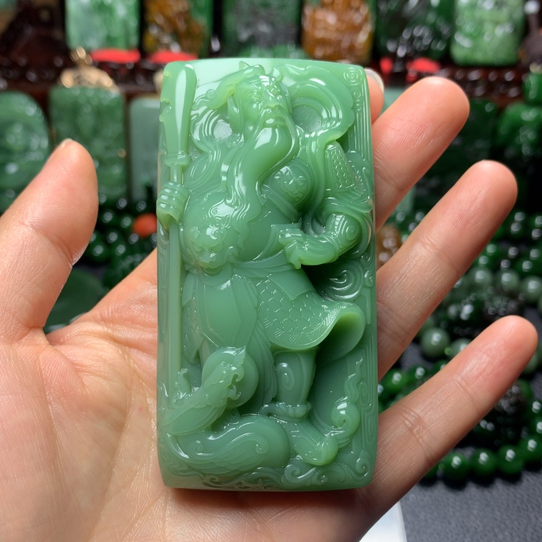 和田玉手把未镶嵌i****7