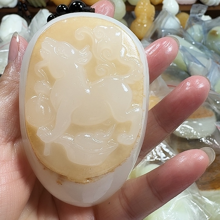 王***文砖雕石头手把件不退不换