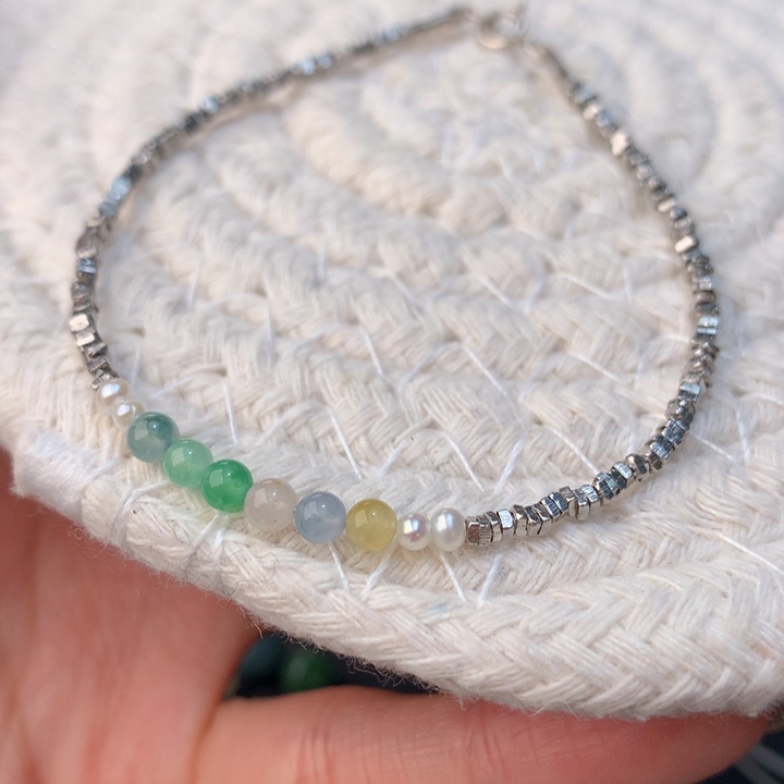 翡翠散珠马卡龙色系