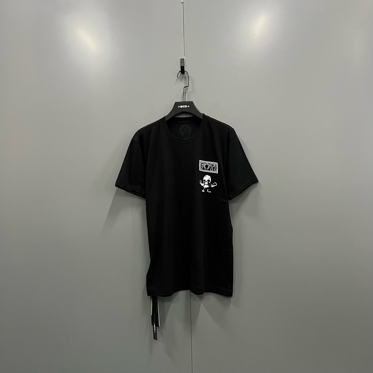 99新 Chrome Hearts/克罗心 （ll）彩色骷髅卷轴短袖L码/98新609231