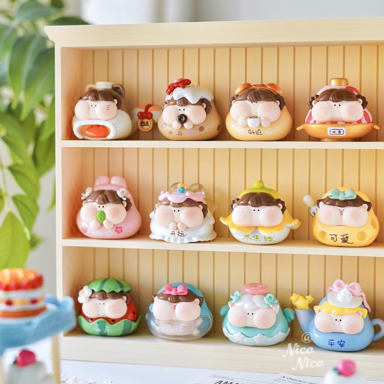 【谁最大】屁墩食物潮玩萌粒盲盒心情工坊挂饰可爱潮流礼物代拆