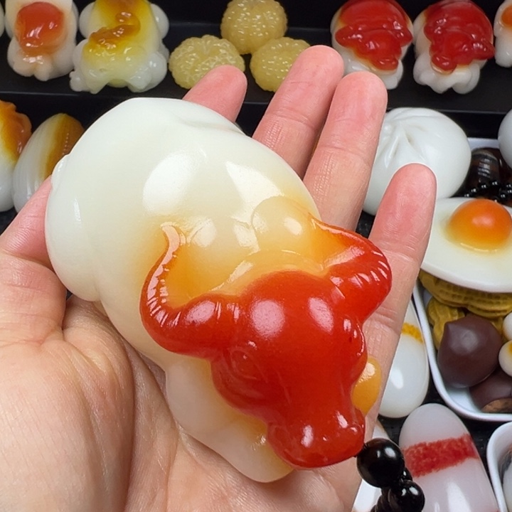 新疆戈壁五彩石金丝