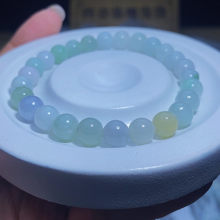 未镶嵌手串翡翠天然缅甸A货翡翠7.4