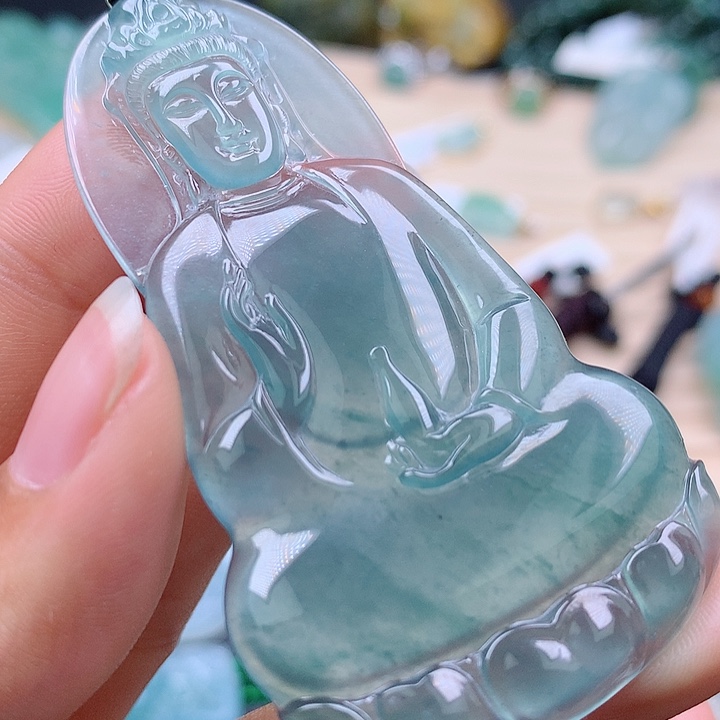 【闪购商品】翡翠颈饰未镶嵌翡翠吊坠