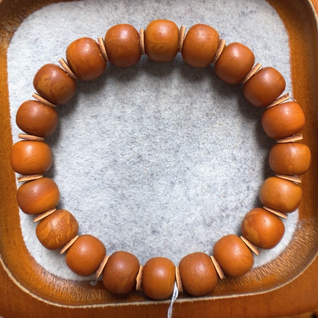 蜜蜡手串未镶嵌蜜蜡手串