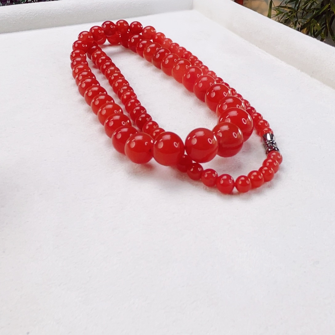 南红玛瑙颈饰未镶嵌南红