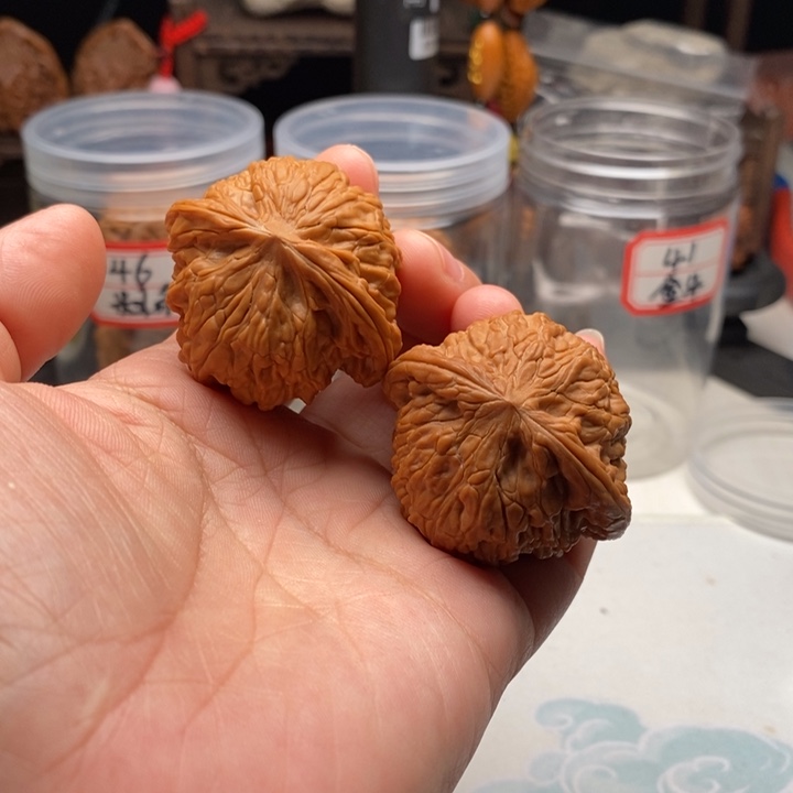 文玩核桃吊坠40磨盘