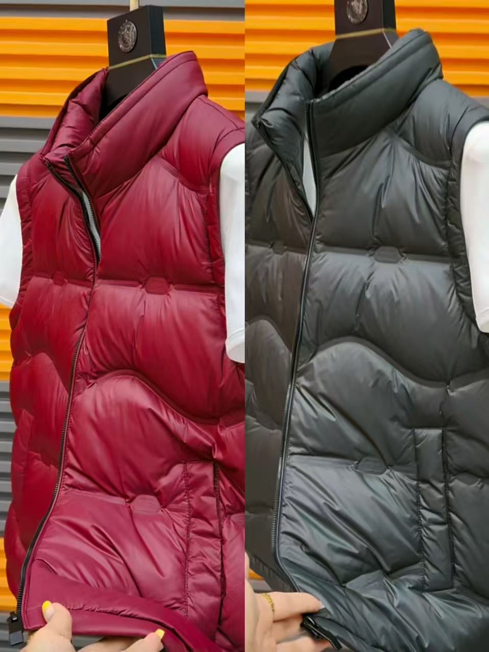  新款简约百搭羽绒马夹5502