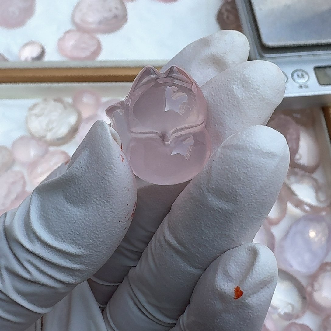 粉大头狐未镶嵌水晶℡****糖