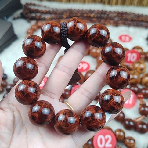 东***蒲黄花梨/降香黄檀手串/手链海南黄花梨瘤疤2.0