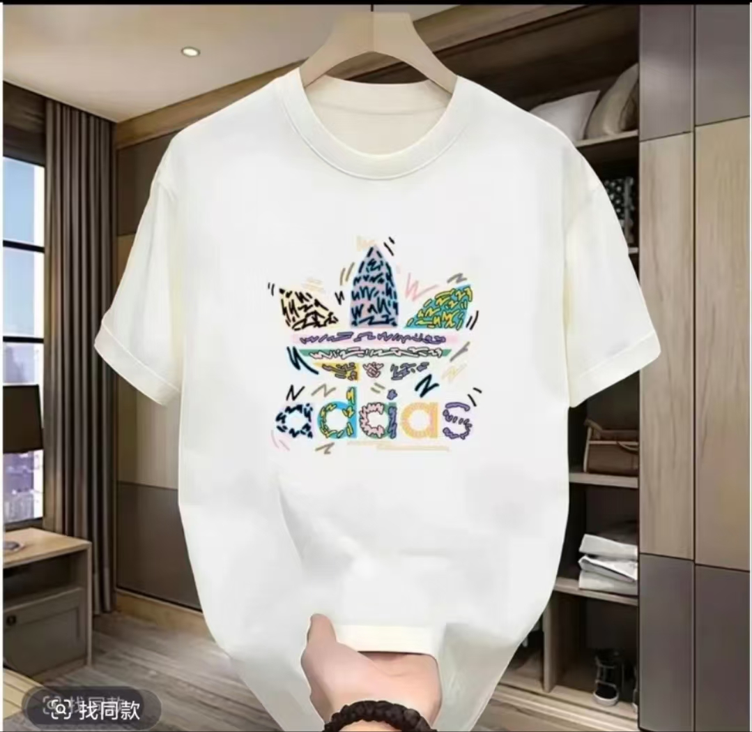 【一折粉丝福利】潮牌男女同款圆领百搭T恤