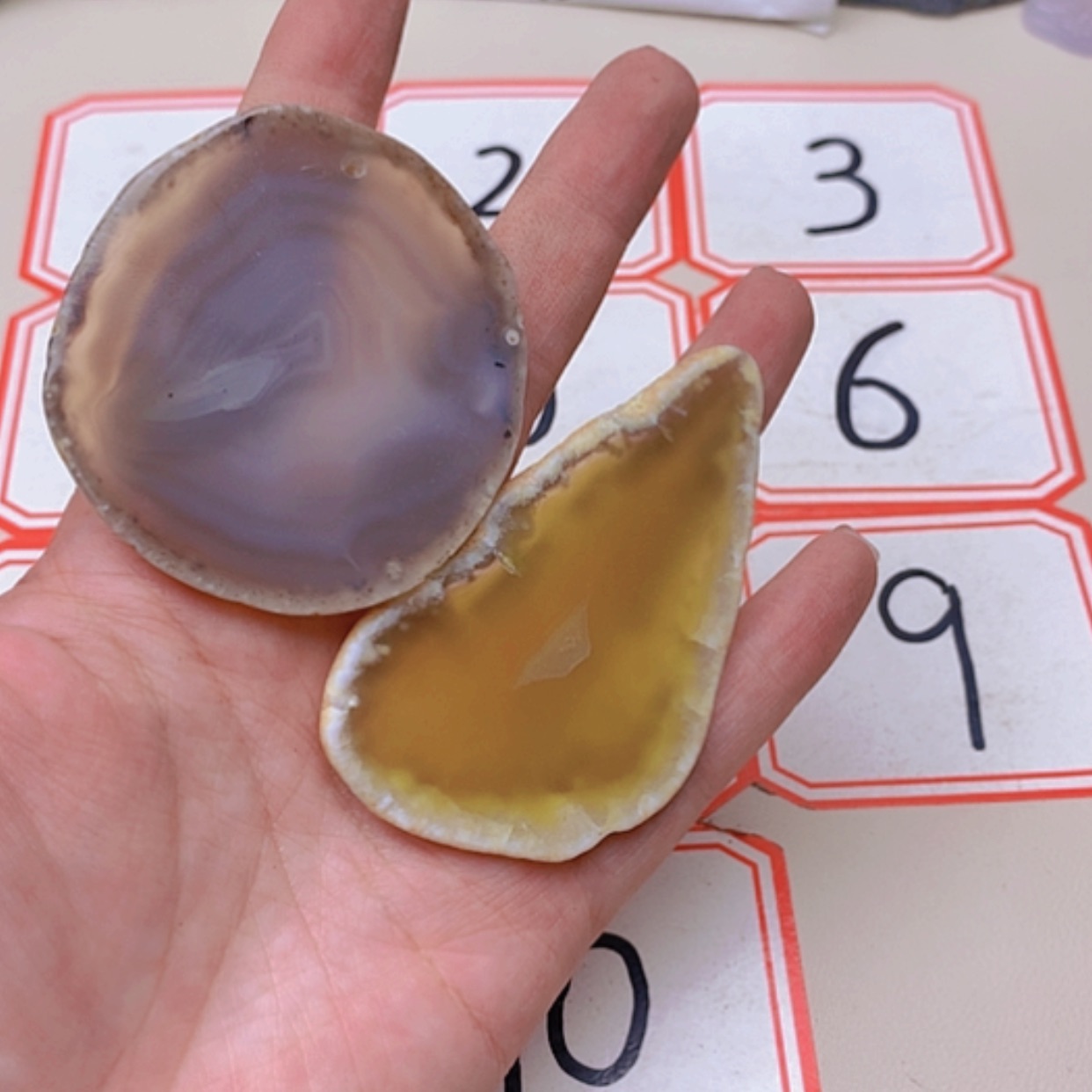 【闪购商品】玛瑙/玉髓未镶嵌珠宝半成品y*h