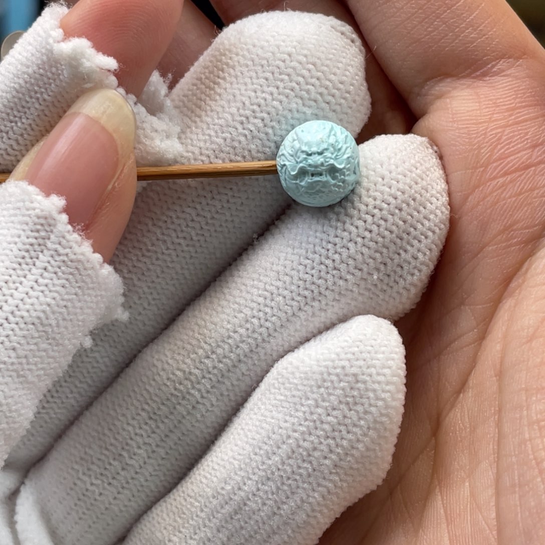 绿松石未镶嵌挂件