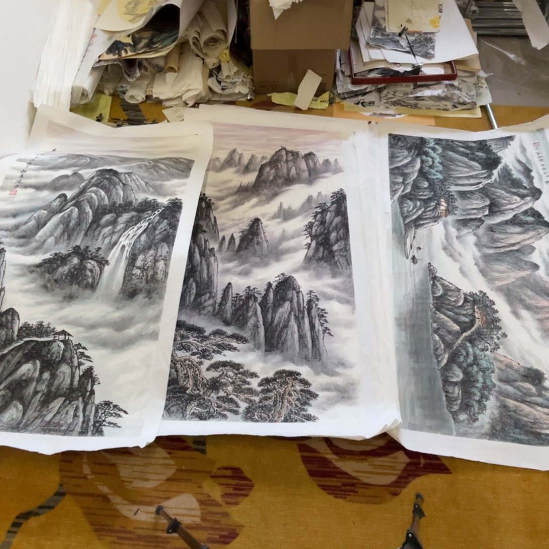 国画C四尺作品山水111111