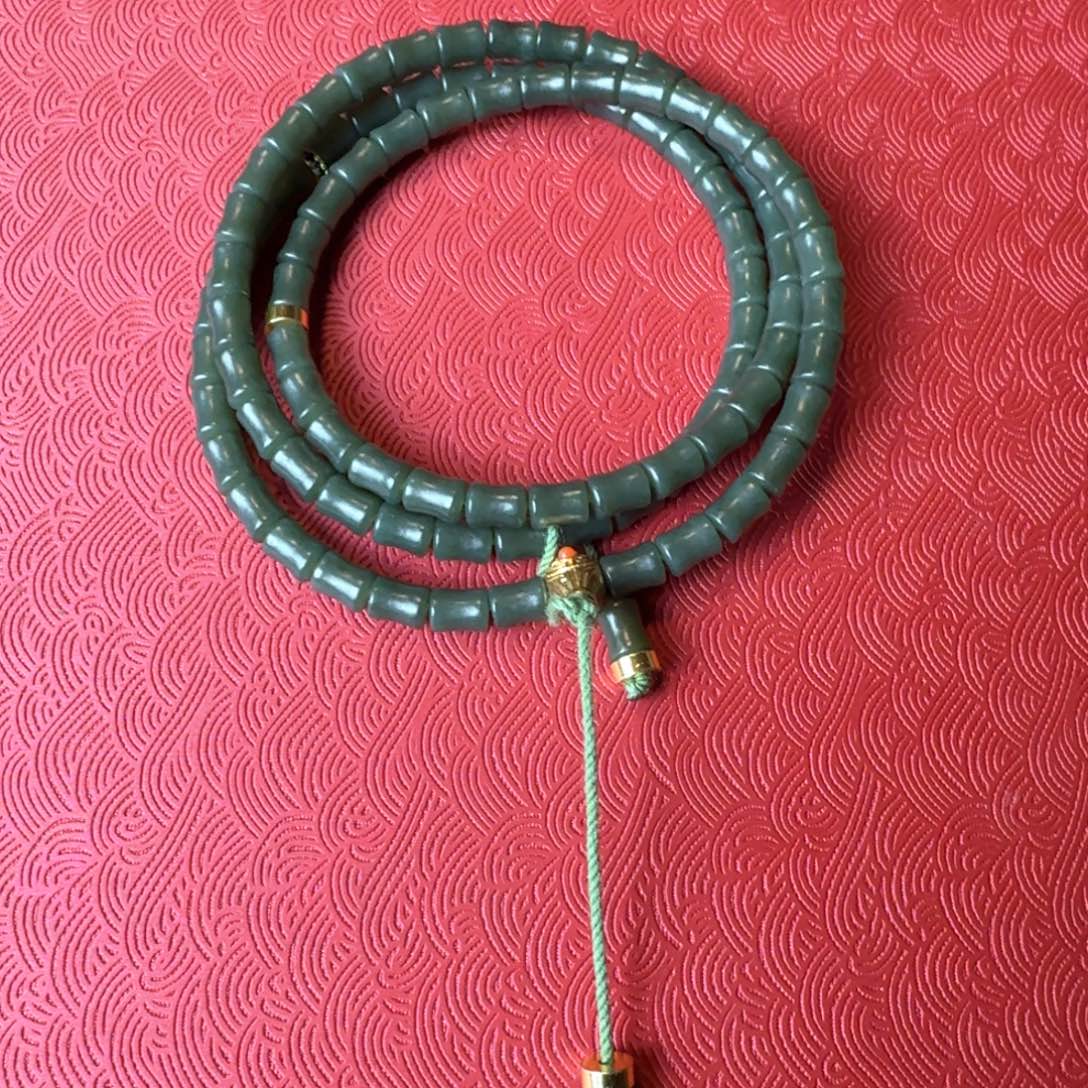 和田玉（青玉）未镶嵌手链