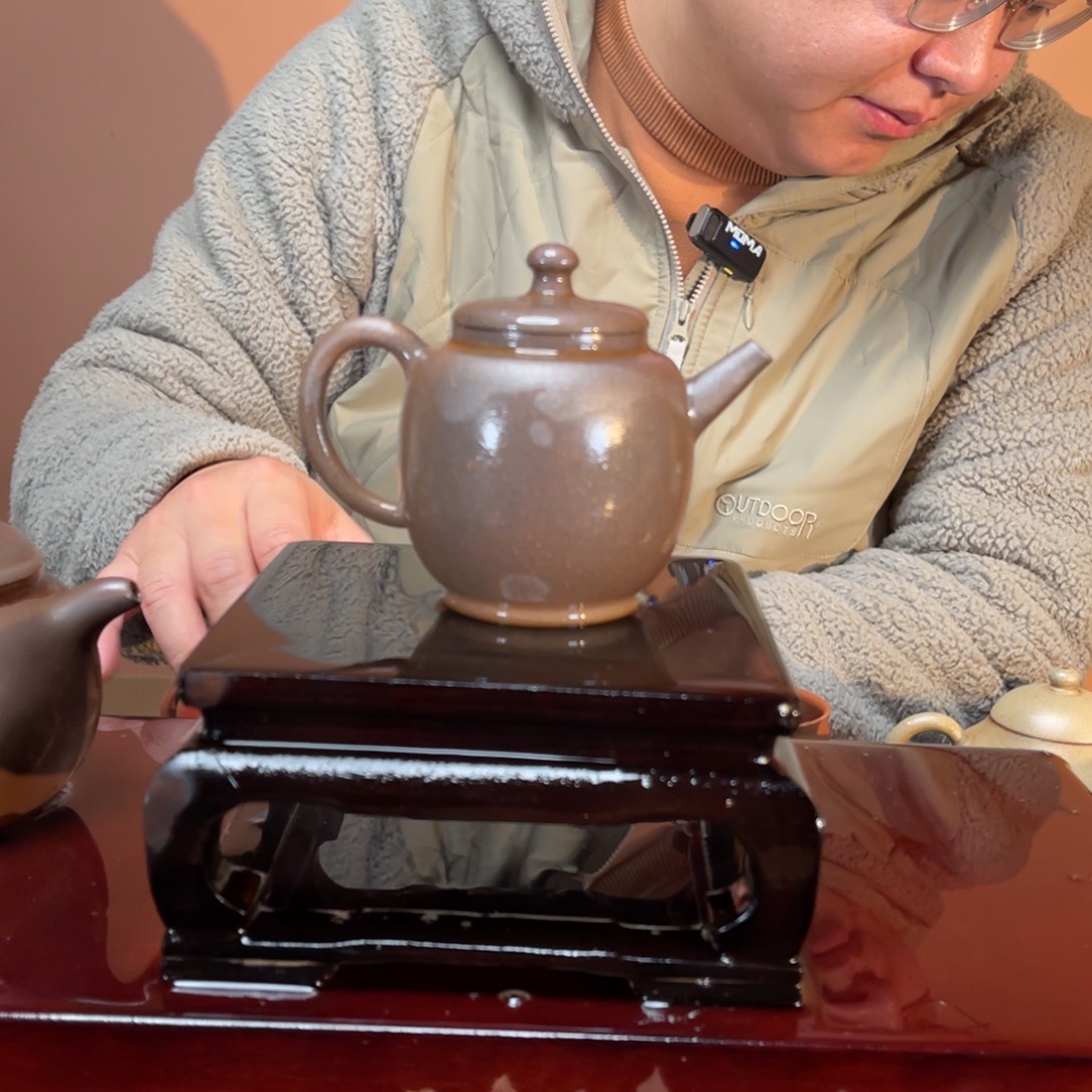 茶壶紫砂高端180cc紫泥高温巨轮