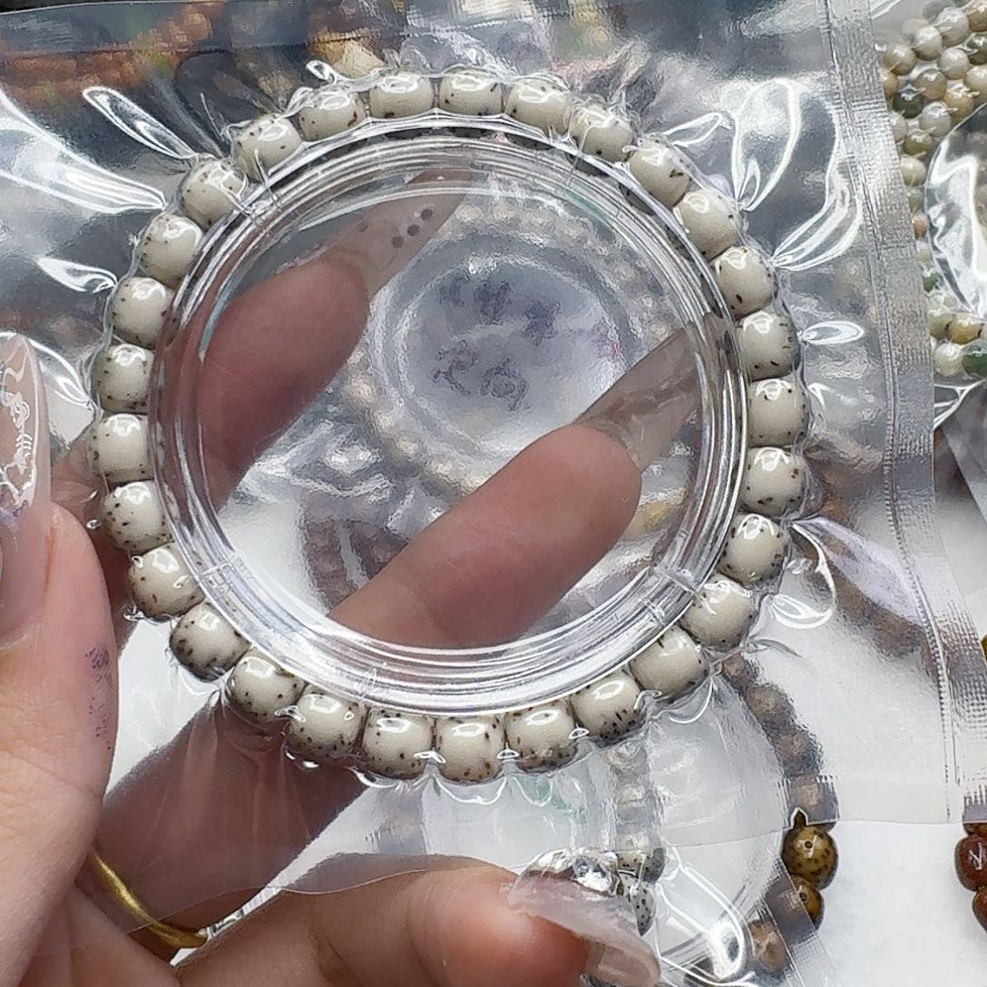 手串星月菩提93尽头半臂大留白河豚星月菩提87桶单圈