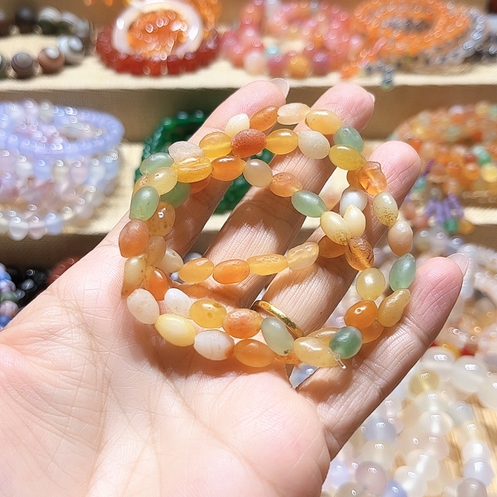 玛瑙/玉髓未镶嵌手链