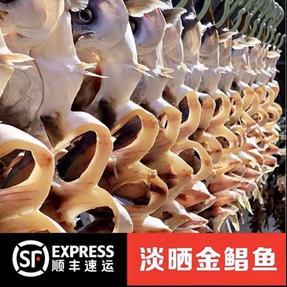 广东阳江 沙扒深海 肉质淡晒金鲳鱼干 单条125克-155克 海鲜干货