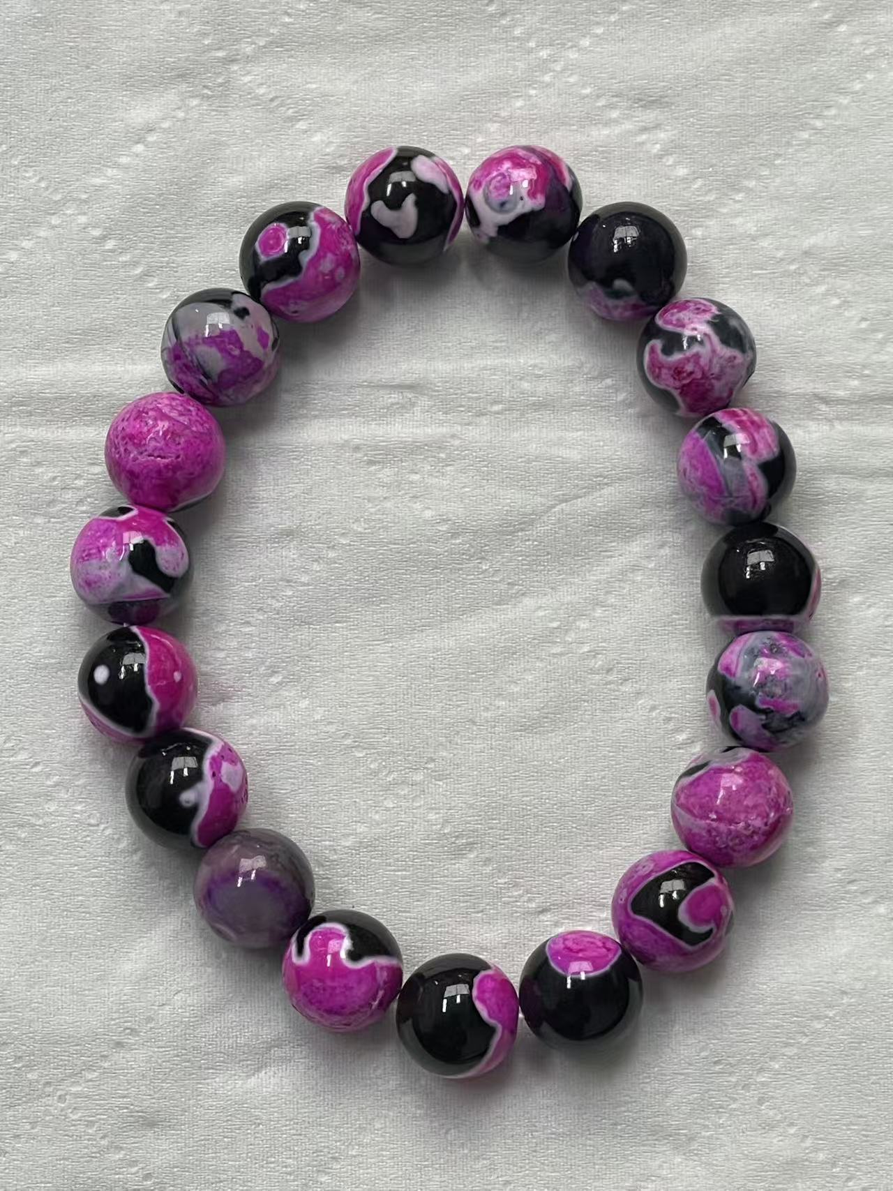 博藏珍品 紫龙淳手串馆藏首饰配礼盒DIY手链