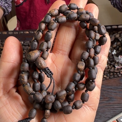 手串沉香红土乌身虫漏沉水14克卡0.5多样性发1条