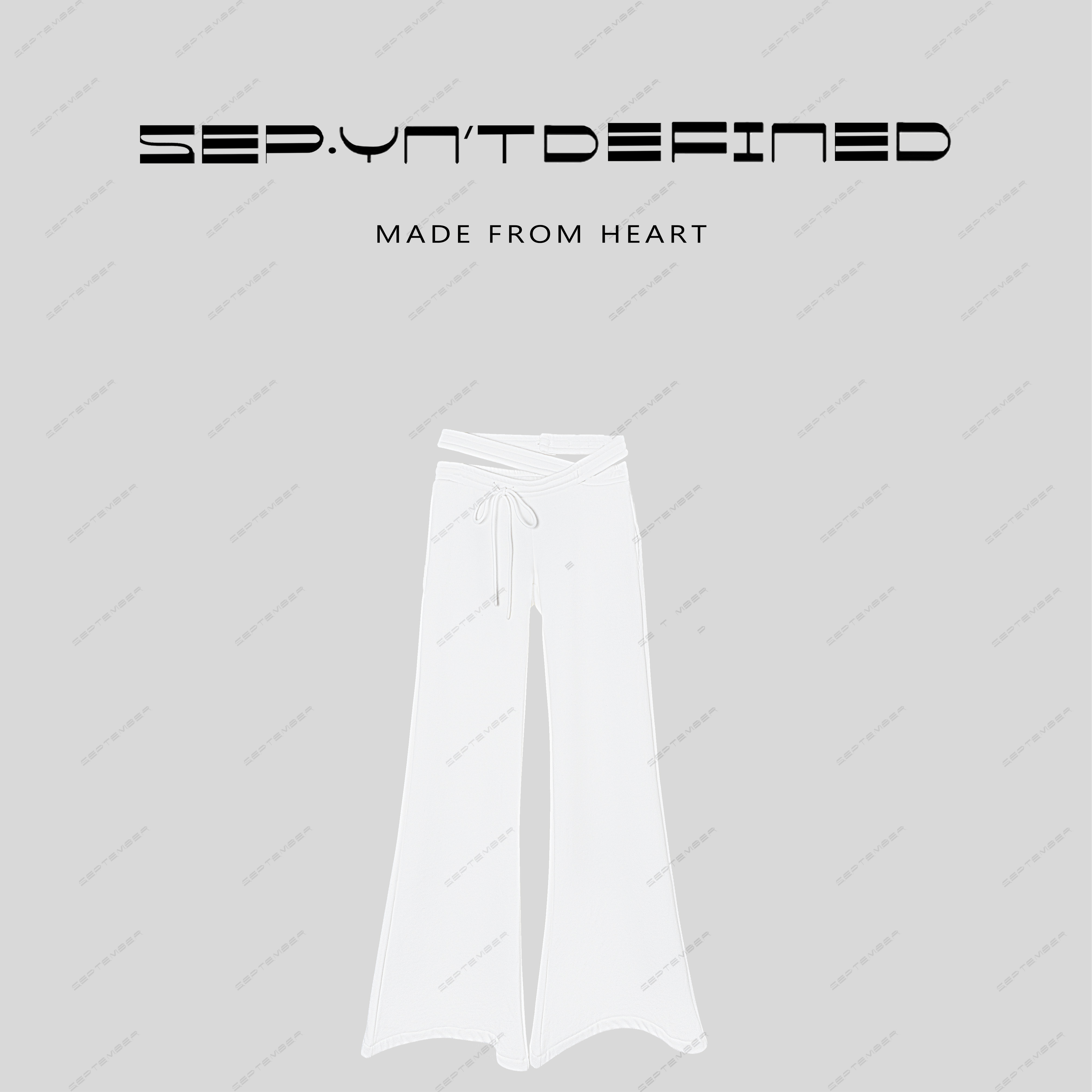 2025 A/W  SEP.交叉腰头卫裤 4055