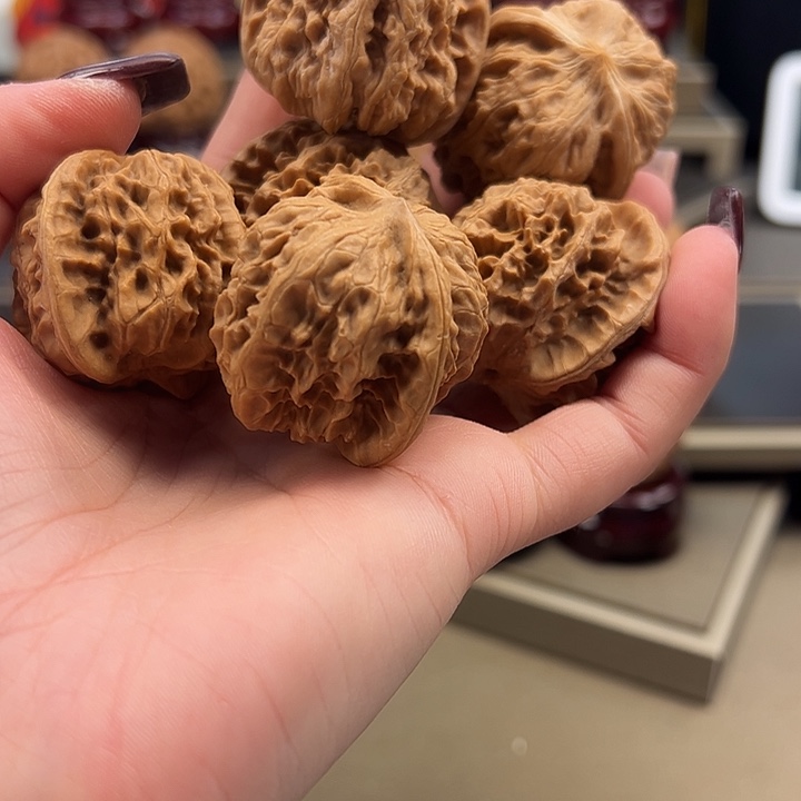 文玩核桃把件野狼➕将军膀➕秦皇岛元宝 e-012