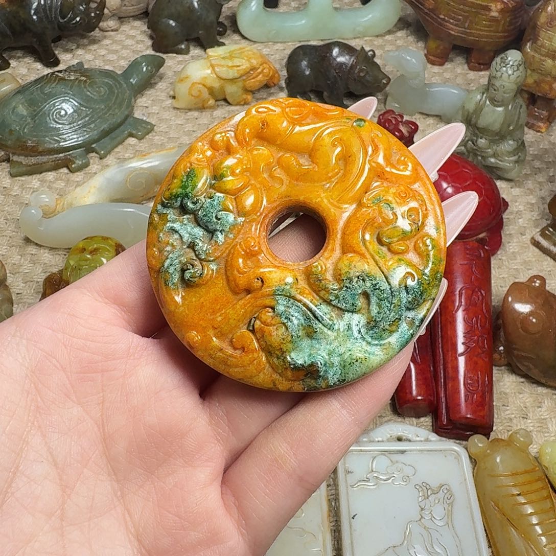 白玉菩提吊坠挂件