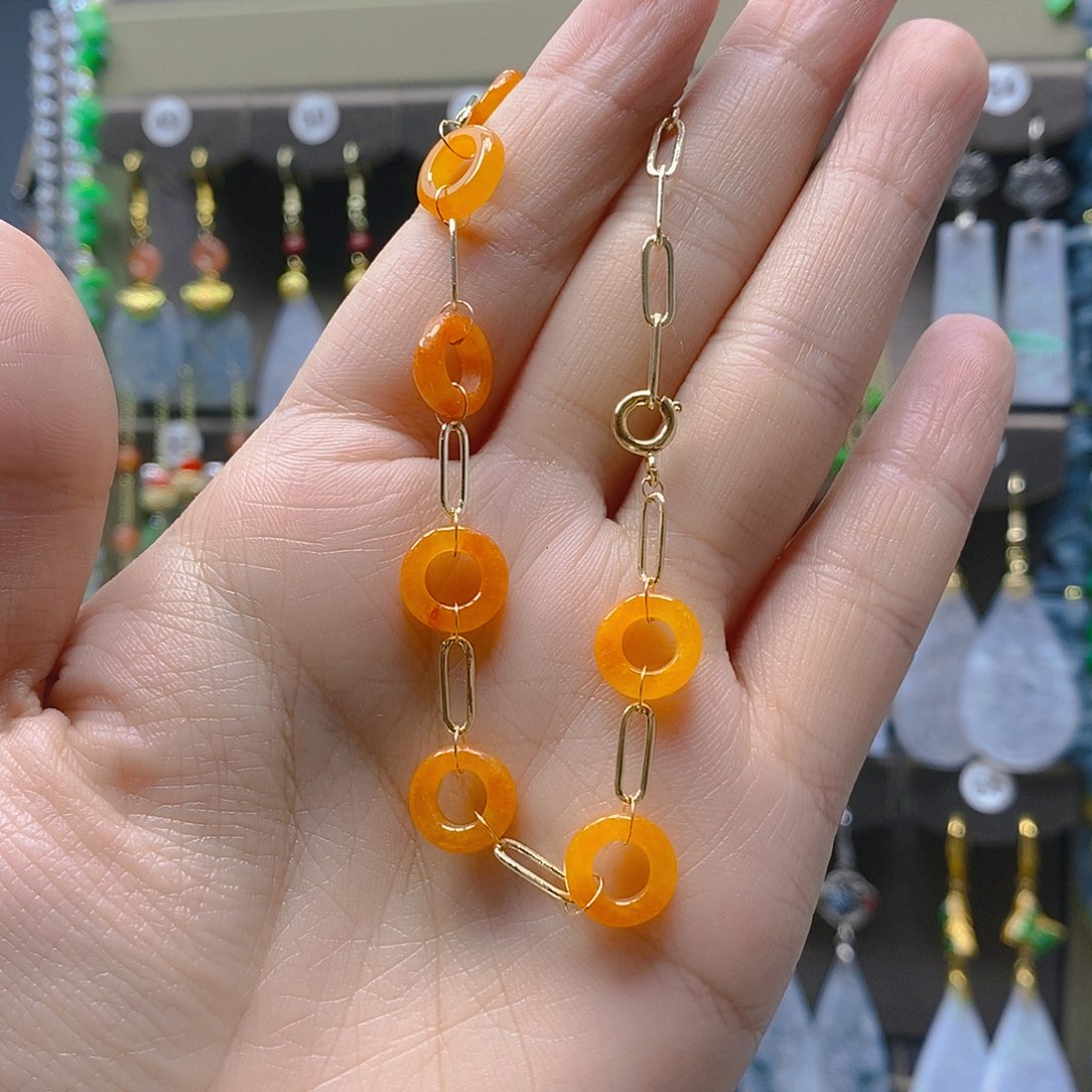 颈饰未镶嵌翡翠翡翠