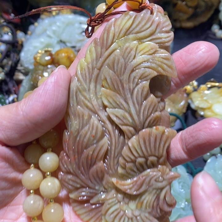 岫玉岫玉吊坠未镶嵌