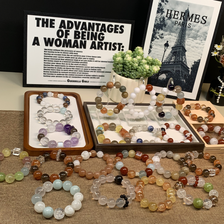 【直播间专属链接】水晶手串搭配原创设计款 多样性发一