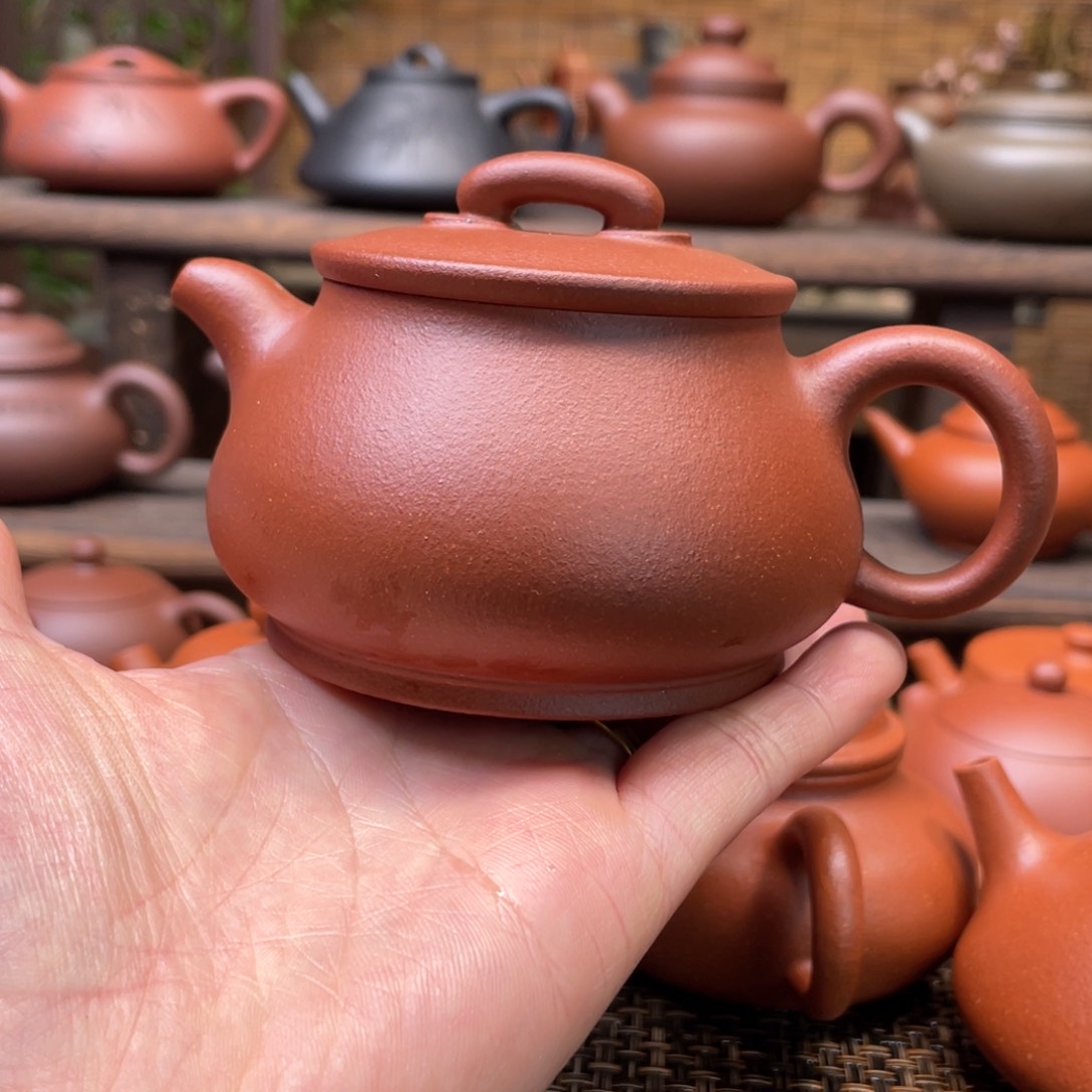 茶壶紫砂宜兴原矿紫砂手工制180
